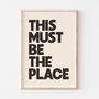 Typographic Colourful This Must Be The Place Print, thumbnail 2 of 5