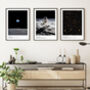 Contemporary Set Of Three Iconic Space Prints, thumbnail 1 of 7