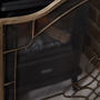 Elegant Antique Style Mesh Fire Screen, thumbnail 6 of 7