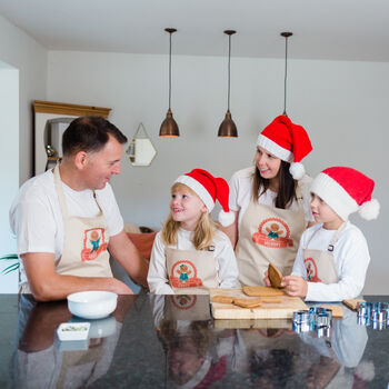 Personalised Family Matching Christmas Apron, 3 of 12