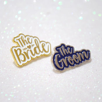 The Groom Wedding Day / Stag Do Party Enamel Lapel Pin, 11 of 11