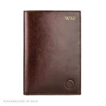 Personalised Men's Leather Jacket Wallet 'Pianillo', 4 of 12