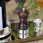 Sterling Silver And Rosewood Salt And Peppermill, thumbnail 1 of 5
