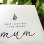Personalised Handmade Christmas Card For Special Mum, thumbnail 3 of 4
