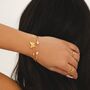 Butterfly Bracelet 18k Gold Plated, thumbnail 9 of 9