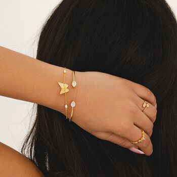 Butterfly Bracelet 18k Gold Plated, 9 of 9