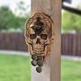 Handcrafted Magnetic Skull Wall Mounted Bottle Opener, thumbnail 2 of 10