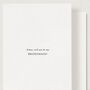 Personalised Will You Be My.. Minimal Wedding Proposal Card, thumbnail 1 of 4