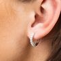 Pearl Single Conch Hoop Single Earring, 11mm, thumbnail 2 of 5