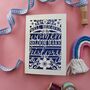 Well Behaved Women Seldom Make History Paper Cut Card, thumbnail 8 of 10