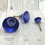 Coloured Faceted Glass Cupboard Door Knobs Drawer Pull, thumbnail 6 of 12