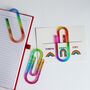 Rainbow Chunky Paperclips, thumbnail 5 of 8