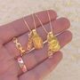 Gold Zodiac Star Sign Charm Necklace / Gold Filled, thumbnail 1 of 8