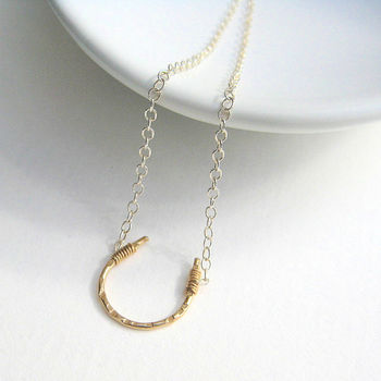 Sterling Silver Horseshoe Necklace, 5 of 5