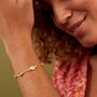 Palma Gold Friendship Gemstone Bracelet, thumbnail 3 of 4