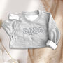 Personalised 'Dada' Embroidered Family Sweatshirt, thumbnail 5 of 10