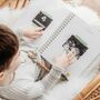 Aqua Baby Memory Book, Baby Record Journal For First Five Years, thumbnail 8 of 12