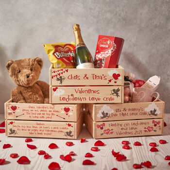 Personalised Valentines Crate Box, 4 of 5