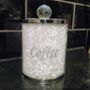 Tea Coffee Sugar Storage Jars With Swarovski Crystals, thumbnail 2 of 4