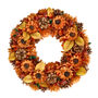 Personalised Fall Florals Autumn Wreath, thumbnail 2 of 5