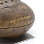 Personalised Antique Rugby Ball Trophy/Ornament, thumbnail 4 of 6