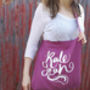 'Kale Yeah' Tote Bag 100% Recycled, thumbnail 1 of 4