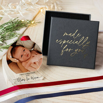 Baby's First Christmas Photo Ornament 2025, 4 of 11
