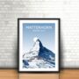 The Matterhorn Alpine Peak Art Print, thumbnail 1 of 3