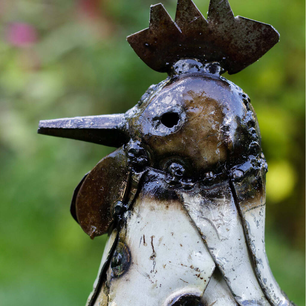 Hen Made From Recycled Shaped Metals By Chi Africa | notonthehighstreet.com