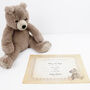 Personalised Child's Cushion With Teddy Bear, thumbnail 3 of 6
