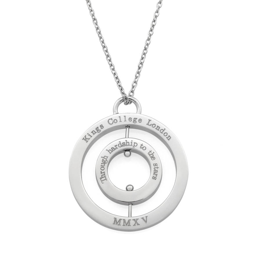 Personalised Spinning Halo Necklace By Ormolu London Notonthehighstreet Com