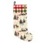 Personalised Santa Claus Velvet Christmas Stocking, thumbnail 2 of 2