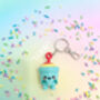 Articulated Bucket And Spade Clicker Fidget Keychain, thumbnail 2 of 5