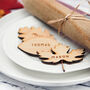 Personalised Mixed Leaf Table Place Names, thumbnail 4 of 4