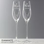 Wedding Toasting Glasses Mr And Mrs Crystal Flutes, thumbnail 4 of 6