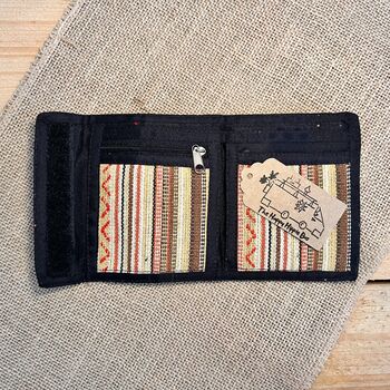 Handmade Boho Cotton Surfer Wallet, 10 of 12