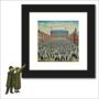 Framed 'The Blue Stadium' Print. Lowry Style, thumbnail 1 of 4