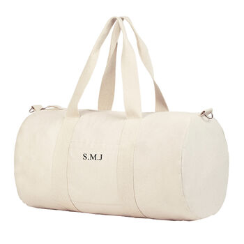 Personalised Small Initials Holiday Duffle Bag, 3 of 8