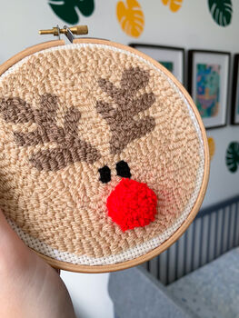 Rudolph The Reindeer Christmas Wall Hanging, 5 of 6