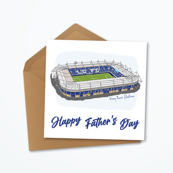 Leicester City Father's Day Card, King Power Stadium, 3 of 4