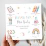 Teacher Thank You Card, Key Worker Appreciation End Of Term Gift, Pastel Colours, thumbnail 1 of 2