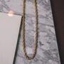 Maia Twist Chain Necklace | 18 K Gold Plated, thumbnail 4 of 6