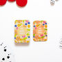Personalised Retro Floral Peach Playing Cards In A Tin, thumbnail 3 of 8