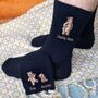 Personalised Bear Socks Gift For Mum And Dad, thumbnail 1 of 4