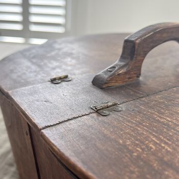Vintage Wooden Sewing Box, 7 of 7