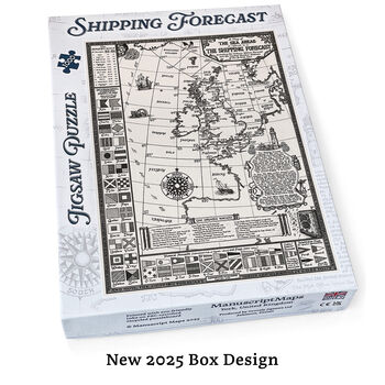 Shipping Forecast Map Jigsaw Puzzle 1000 Pieces, 2 of 7