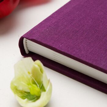 Burgundy Purple Wedding Guest Book, 5 of 5