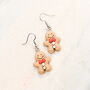 Sweet Gingerbread Man Dangle Earrings, thumbnail 1 of 2