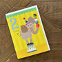 Elephant 2nd Birthday Card, thumbnail 5 of 5