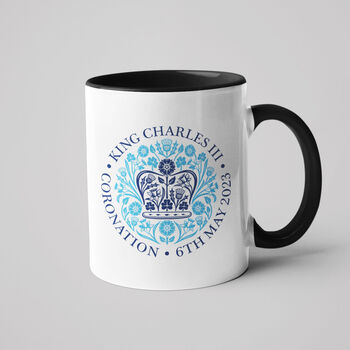 King Charles Coronation Memorabilia Mug Official Emblem, 2 of 6